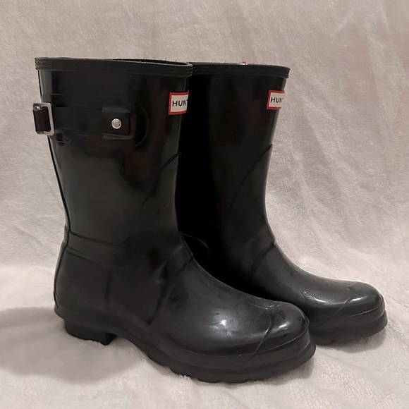 Hunter Shoes - Black Hunter Rain Boots